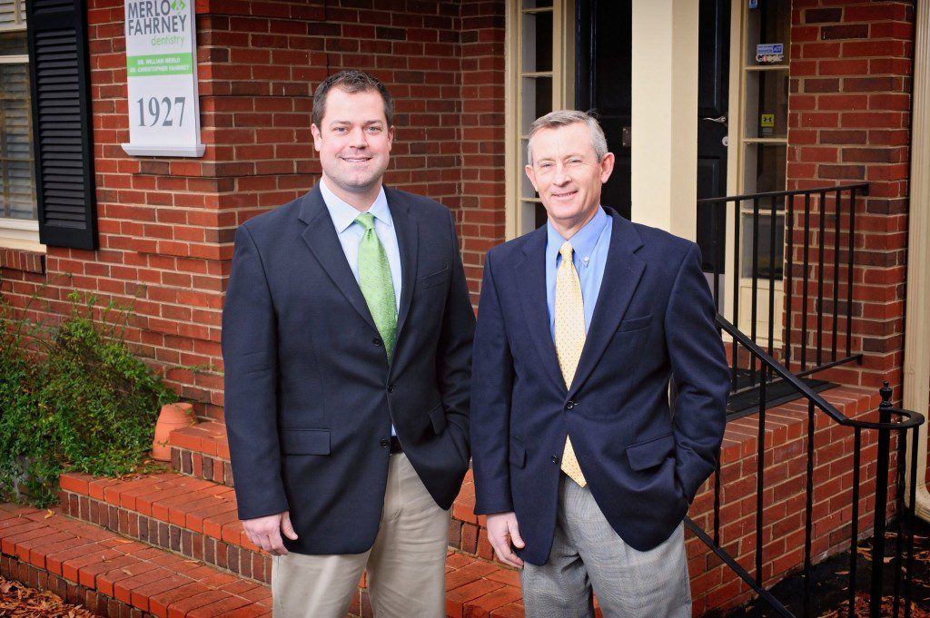 Dr. Chris Fahrney and Dr. William Merlo of Merlo & Fahrney Dentistry in Charlotte, NC