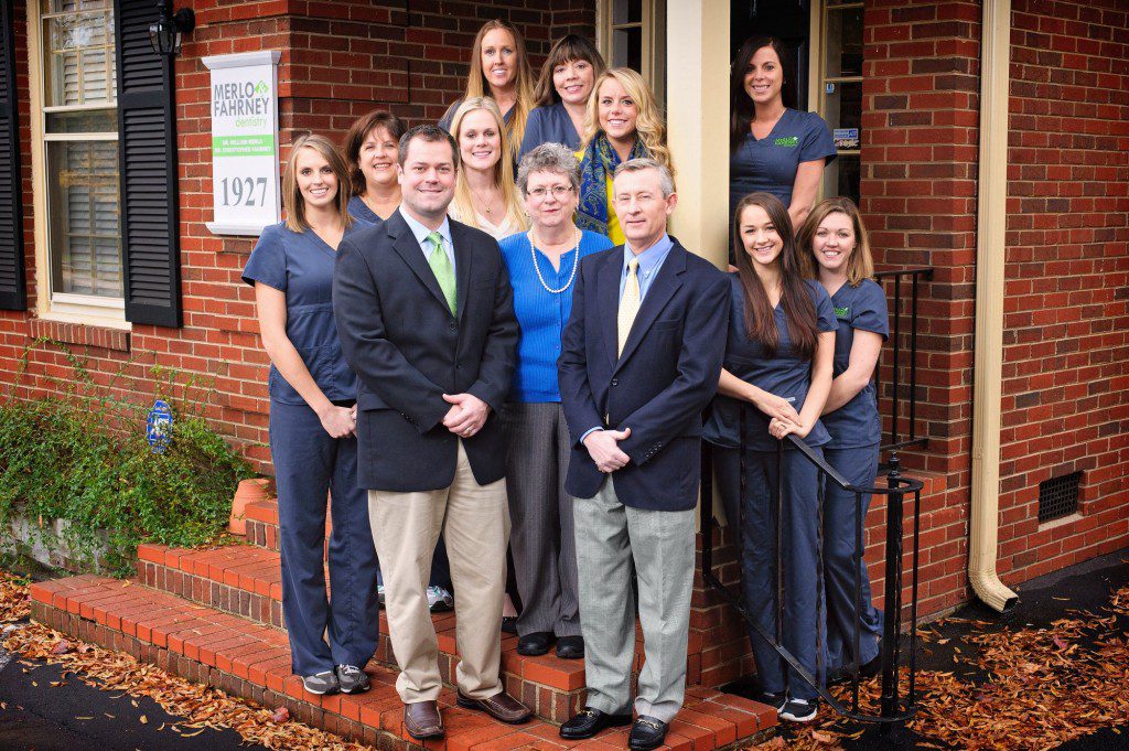 The full Merlo & Fahrney Dentistry team in Charlotte, NC